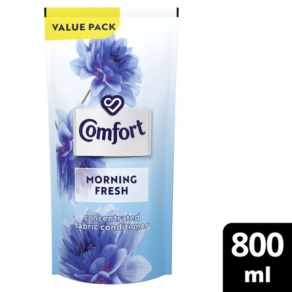 Comfort Morning Fresh Concentrated Laundry Fabric Softener Refill 800ml