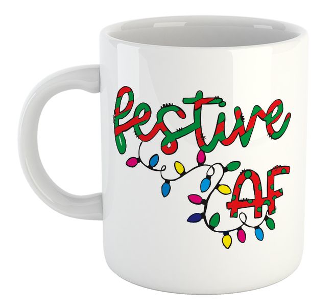 Festive AF v1 Christmas Gift Mug