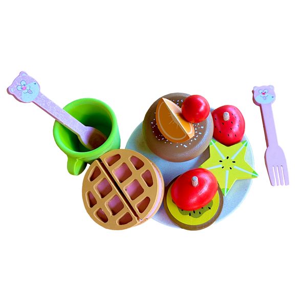 Fun Afternoon Tea Dessert Kids Pretend Play Kitchen Food Imaginative Kit