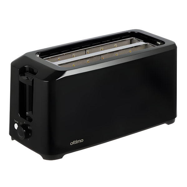 Ottimo 4 Slice Black Toaster