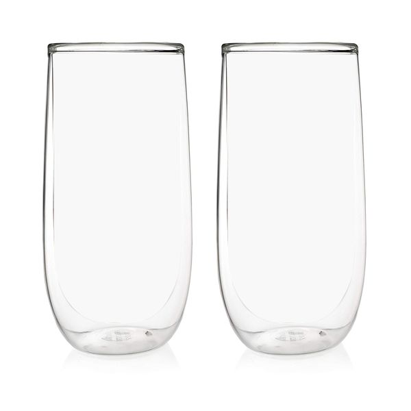 Elegance in Kitchen Borosilicate Double Layer Glass - Set of 2