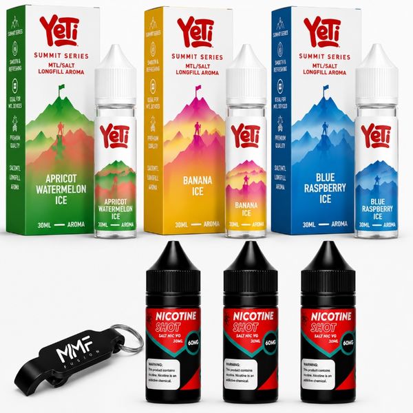 Yeti Series MMF E-Liquid 60ml Juice 30mg - Variety Combo Ocho