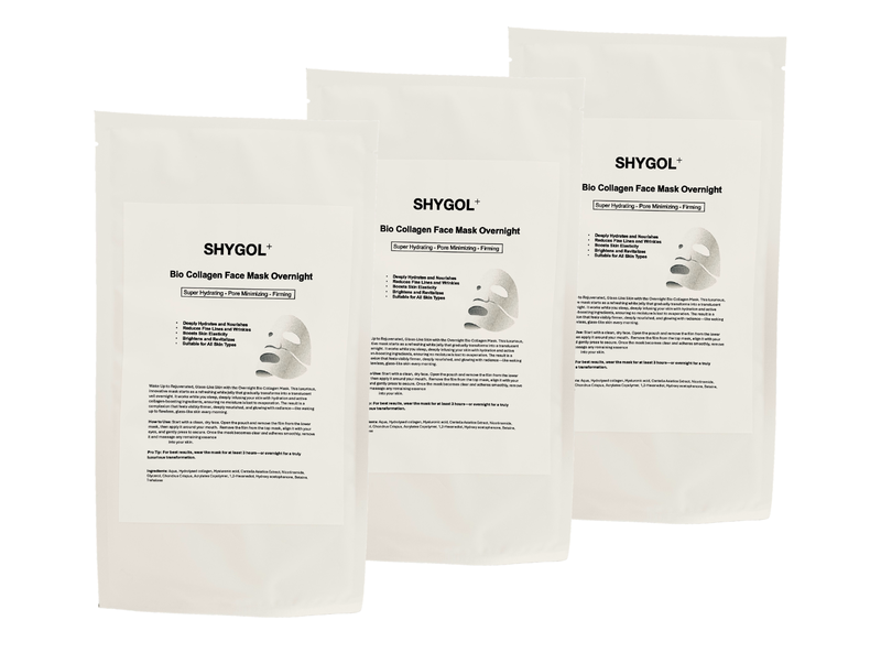 Shygol Overnight Bio-Collagen Mask - 3 Pieces