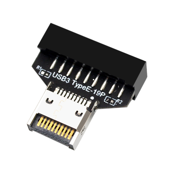 USB3.2 Type-E 20Pin to USB 19P Chassis Front Extension Adapter