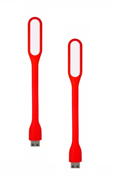 Portable USB LED Light - 2piece - Red