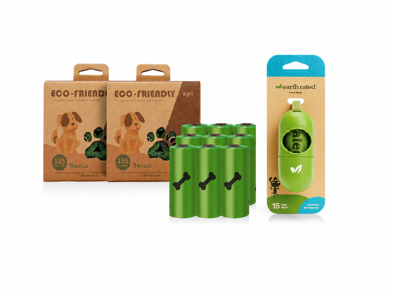 Earth Rated Eco-Friendly Dispenser - 285 Biodegradable Dog Poop Bags