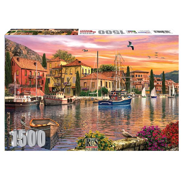 RGS Group Harbour Sunset 1500 Piece Jigsaw Puzzle