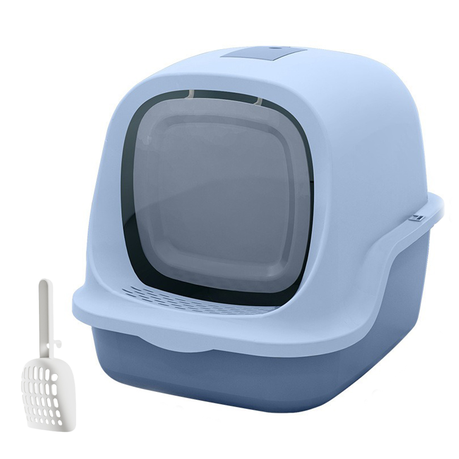 Cat Litter Box with Scoop Enclosed Cat Potty for Less Odor and Privacy Image