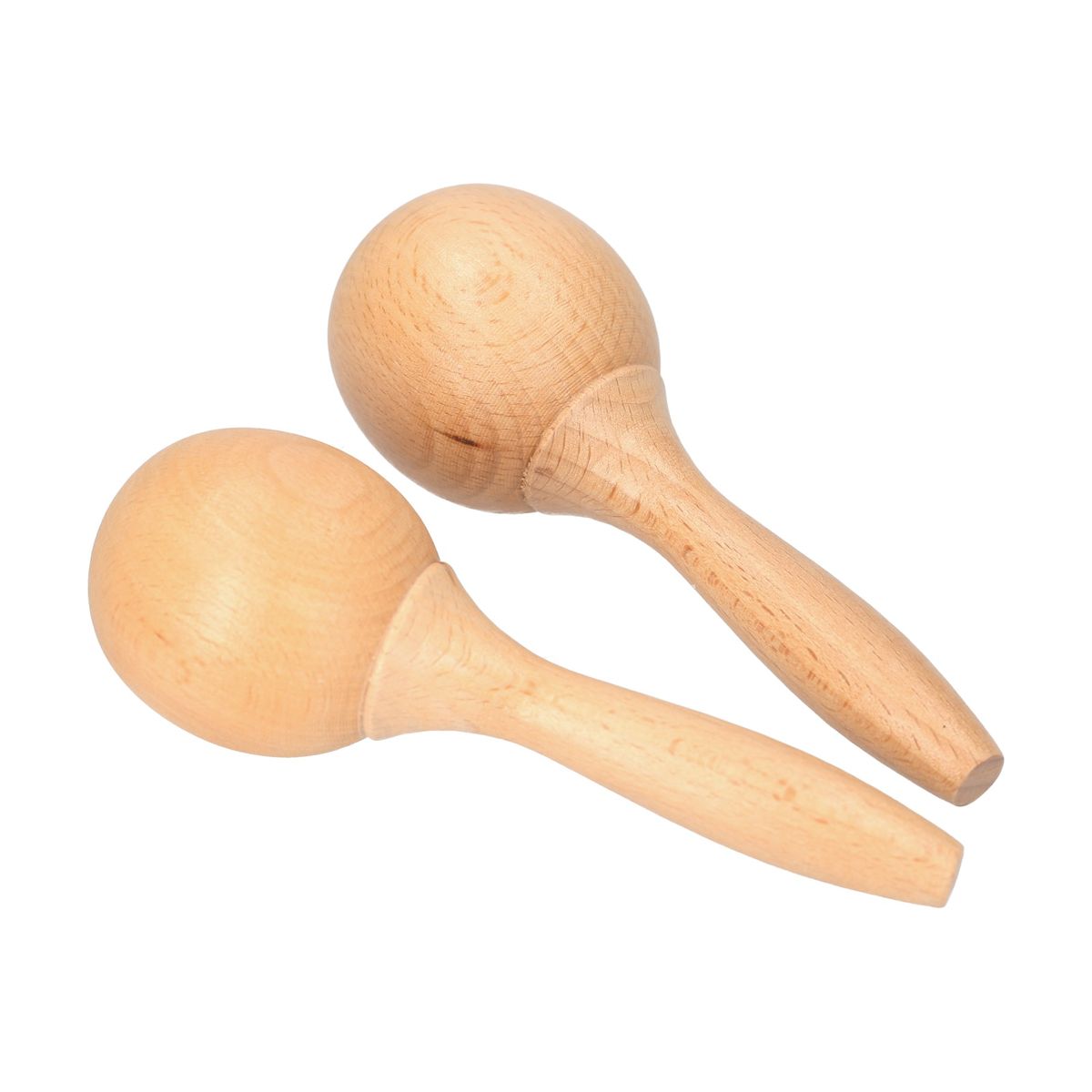 1 Pair Beech Maracas, Wooden, compatible with Kids