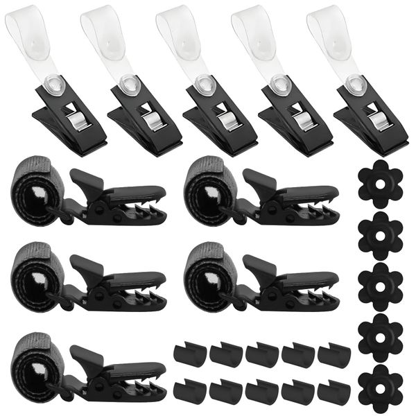 25 Garden Flag Stoppers &amp; Clips Kit