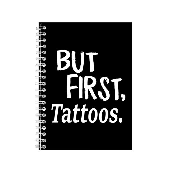 Tattoos Wire Bound Notebook Gift Idea Writing Books A4 Notepad