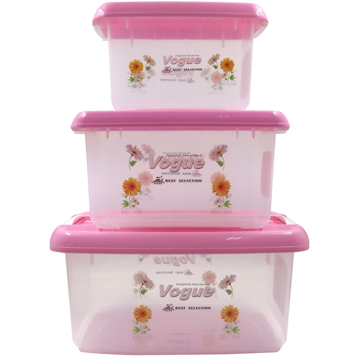 3 Piece Food Storage Containers (Pink) Shop Today. Get it Tomorrow!