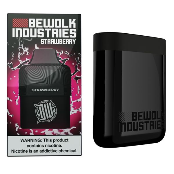 Bewolk Disposable POD Kit 6k - 50MG - Strawberry Ice-Cream
