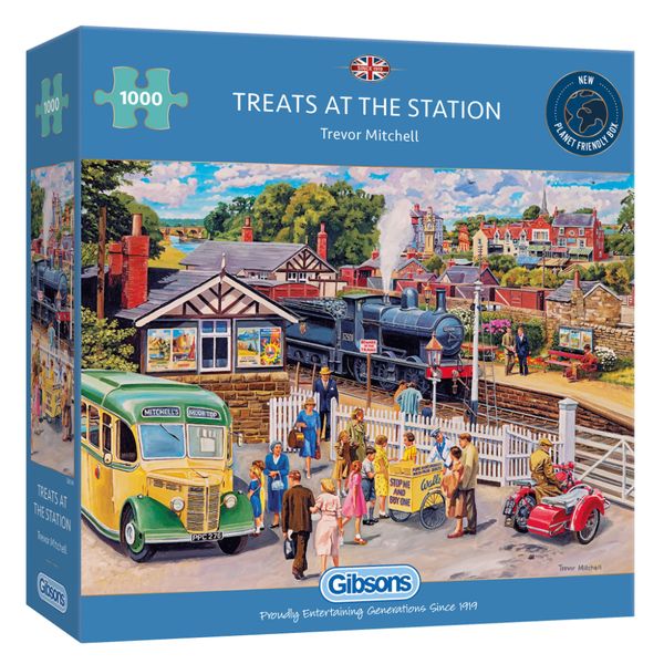 Gibsons Treats at the Station 1000 Piece Jigsaw Puzzle
