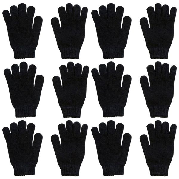 Knitted Gloves - Pack of 6
