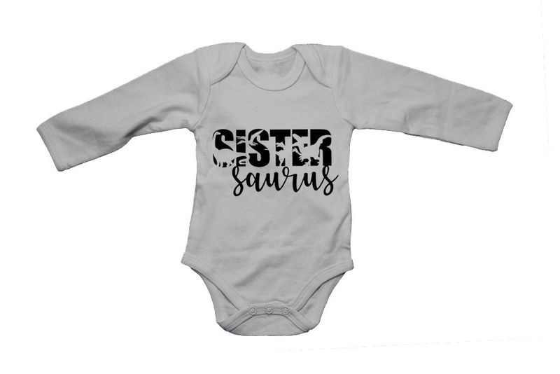 Sister-Saurus - Long Sleeve - Baby Grow