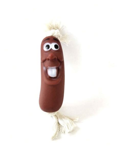 Fun Sausage-Shaped Puppy Chew Toy