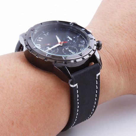 Replacement Leather Watch Strap For Fossil Garmin Huawei 22mm Shop Today. Get it Tomorrow takealot