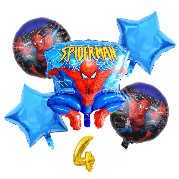 Spiderman Balloon Set For 4-Years