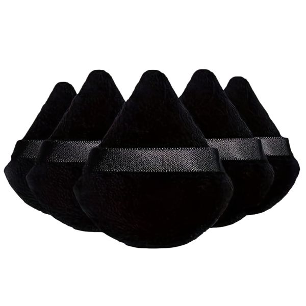 Black Triangular Puff