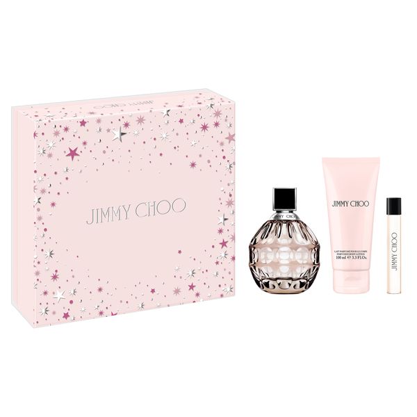 Jimmy Choo Edp Gift Set 100ml+Body lotion 100ml+ 7.5ml Travel Spray