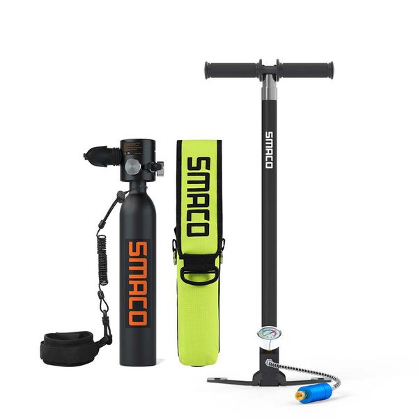 SMACO Mini Scuba Diving Tank - S300Plus 0.5l - With Refill Adaptor