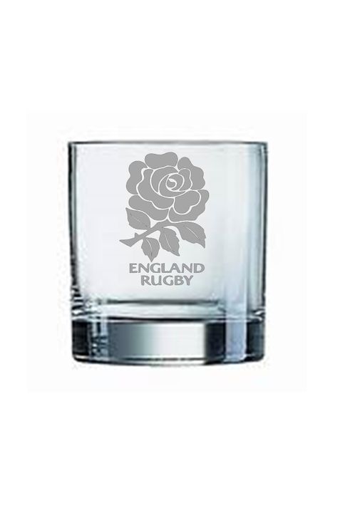 England Rugby - Etched Whiskey Glass - Set of 2 | Shop Today. Get it ...