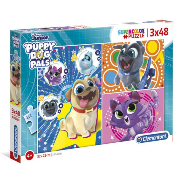 Clementoni 3X48 Piece Puzzle -Puppy Dog Pals