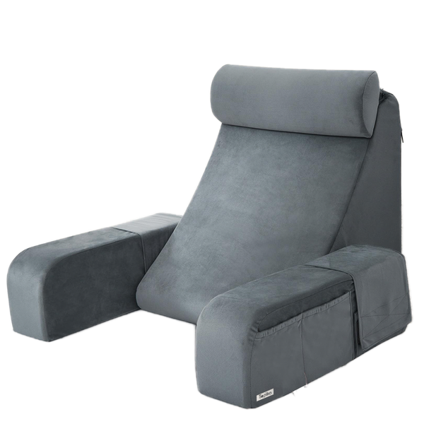 Topika Detachable Reading Pillow with Armrests, Read Chair&amp;Headboard Pillow