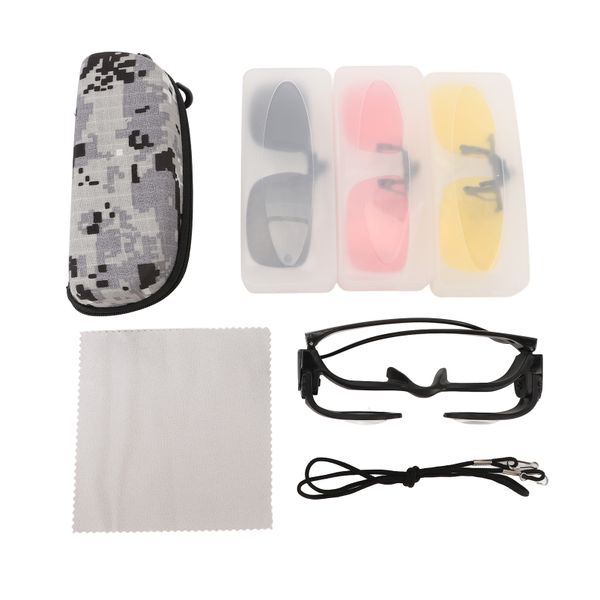 Hands-free 8x fishing binoculars with CPL filters &amp; nose rest