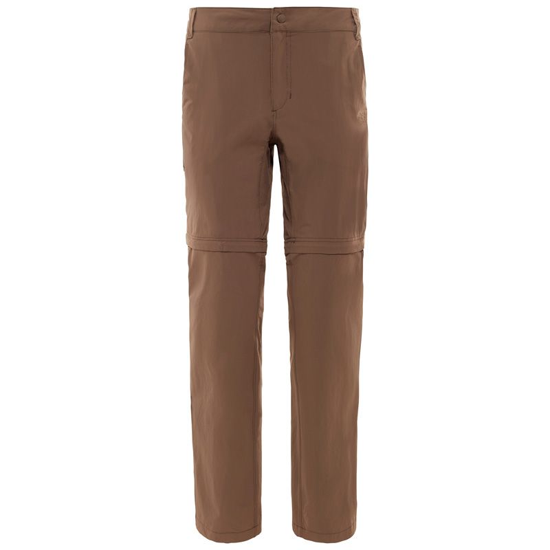 The North Face-W Exploration Convertible Pant-Weimaraner Brown | Buy ...
