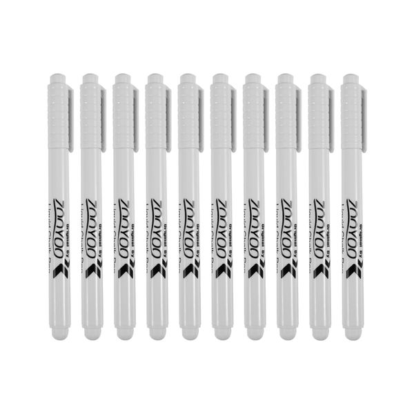 10Pc Liquid Chalk Pen Marker for Glass Windows Chalkboard Blackboard White