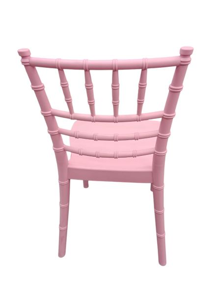 6Pice Kids Pink Tiffani Chair Plastic