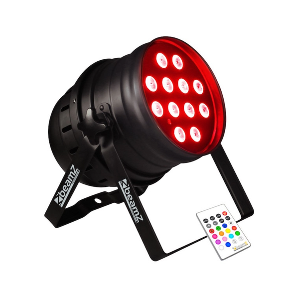 LED PAR64 Can | 12 x 10W Quad-Color RGBW LED with IR &amp; DMX
