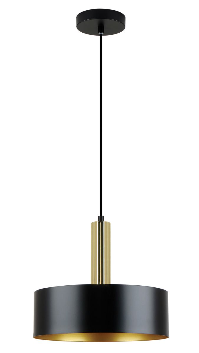 Bright Star Lighting Drum Pendant Light - Black or White - PEN966 or PEN967