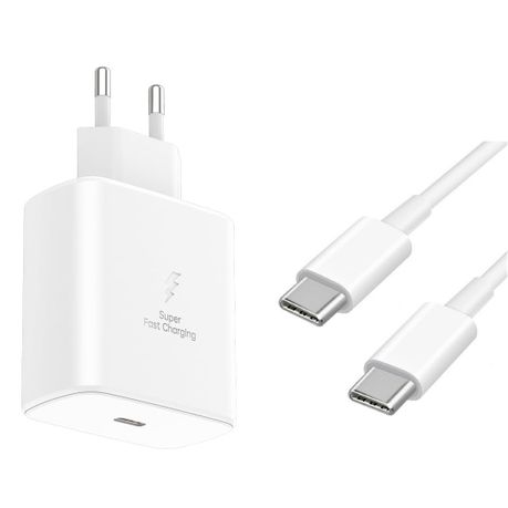 45W Power Adapter with USB-C to USB-C Cable 1M White Shop