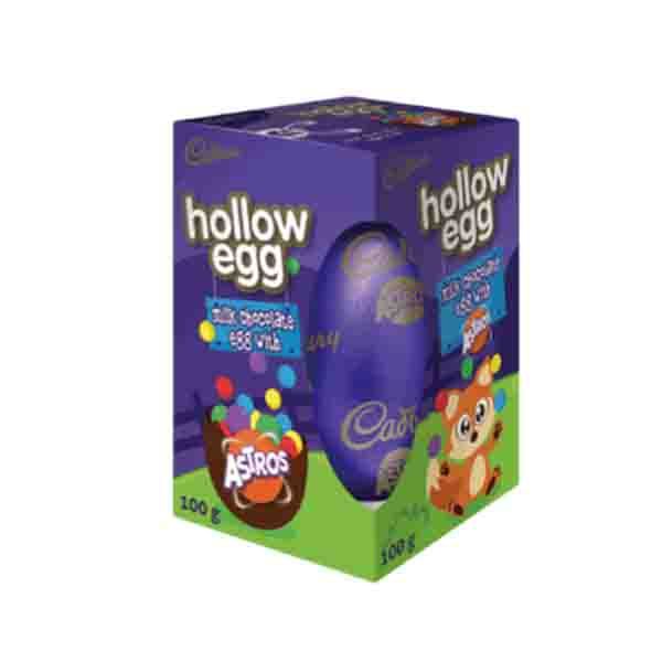 Easter Cadbury Hollow Chocolate Egg With Astros 100g Buy Online in