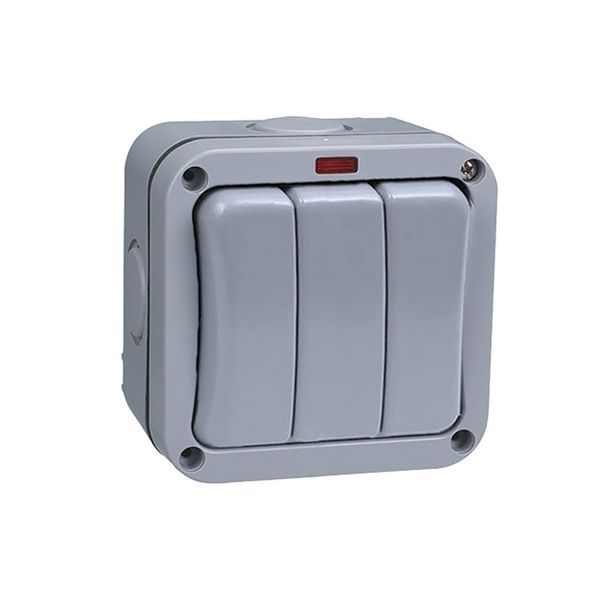 3Lever 1Way Weatherproof Switch IP65