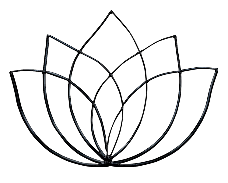 Decor Home Metal Wall Art Lotus Flower- 40cm