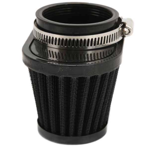 ClampOn Motorcycle Air Filter for SUZUKI 51mm Black Dustproof Rubber