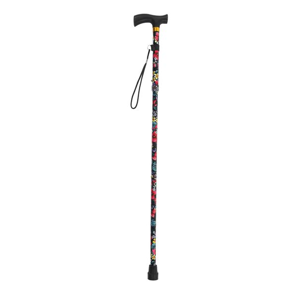 Black aluminium alloy walking sticks