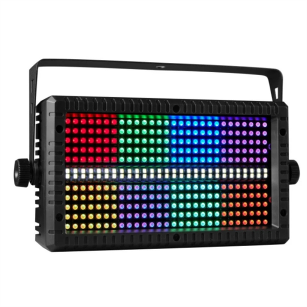 60W Mni LED Strobe RGB 3in1 8 Partition +White 8000K EU Plug