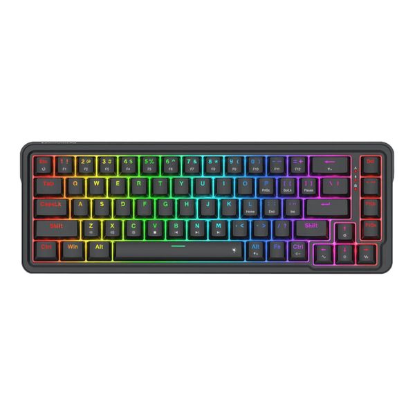 Redragon NOVA K709 65% Wired Gasket RGB Gaming Keyboard - Black