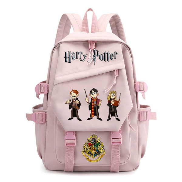 Film Merchandise Schoolbag Cartoon Harry Potter Canvas Student Backpack