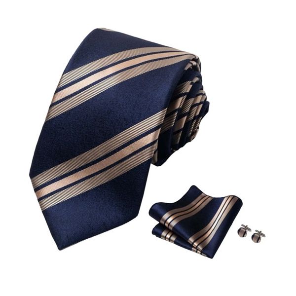 Men Necktie Sets with Bonus Tie Clip