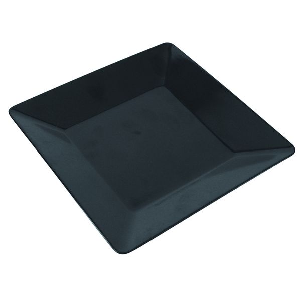 Dalebrook Black Melamine Square Tray 340 x 340mm set of 6