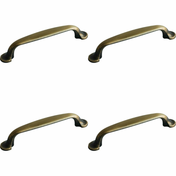 Antique Brass Cupboard Handle 96mm - Pack of 4