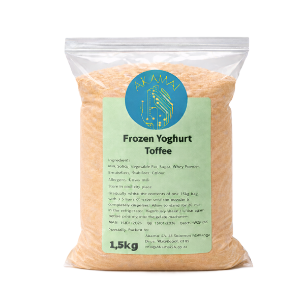 Frozen Yoghurt Powder Premix - Toffee Flavour - Makes 5kg Just Add Water