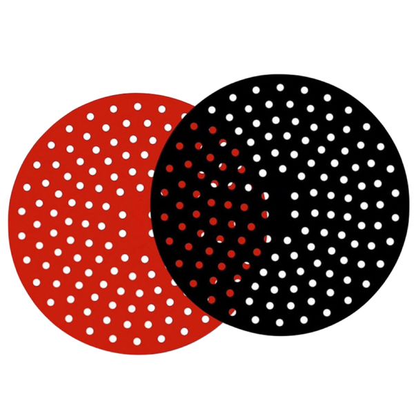 Kitchen Air Fryer Liner Mat Set of 2 - Circle 19.6cm