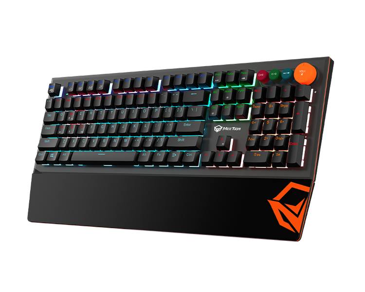 Detachable Palmrest RGB Mechanical Gaming Keyboard Full keys anti-ghosting